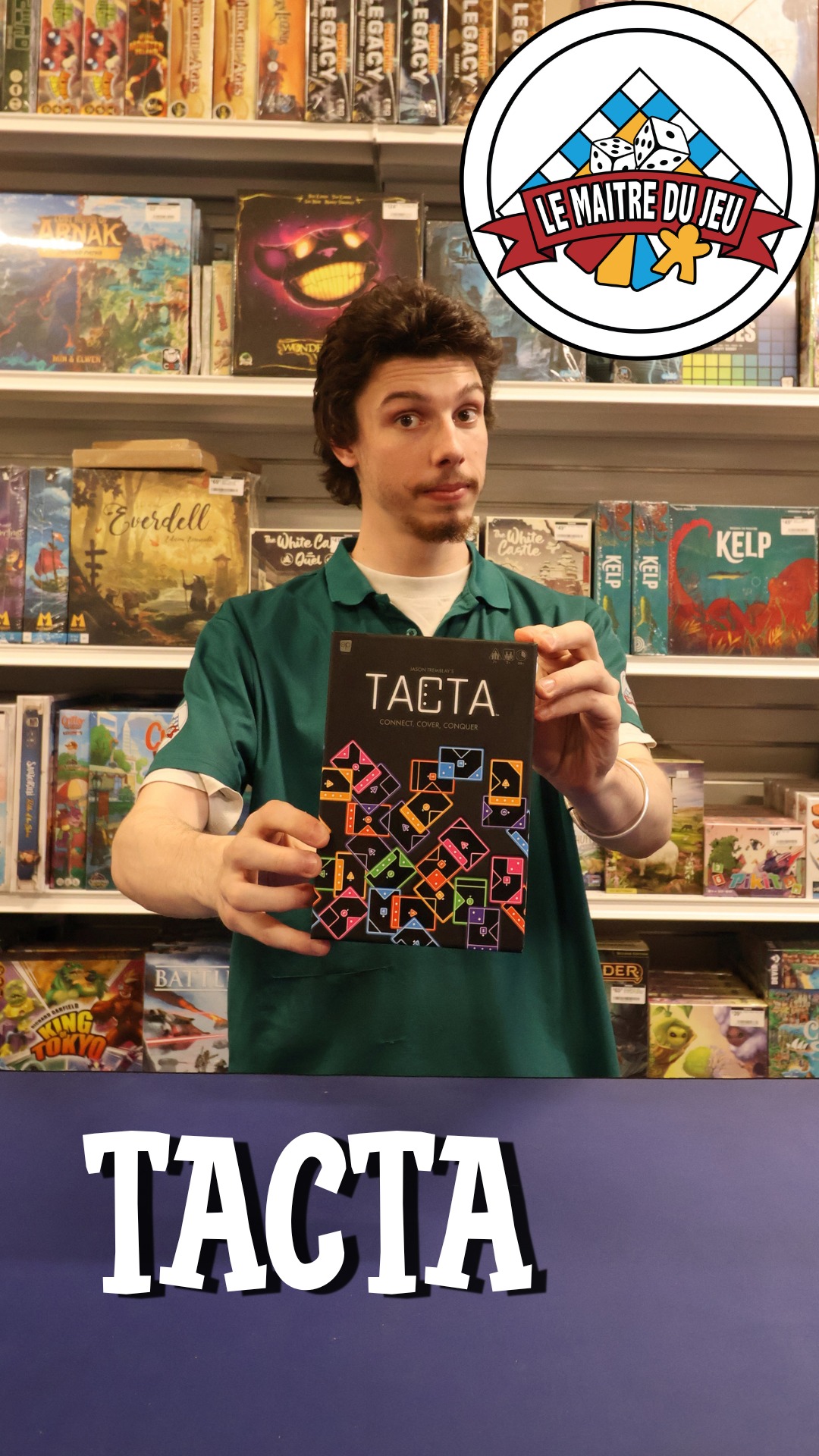 TAC-TA – Jeu De Cartes Stratégique D'association De Formes – 2-6 Joueurs – Rapide
