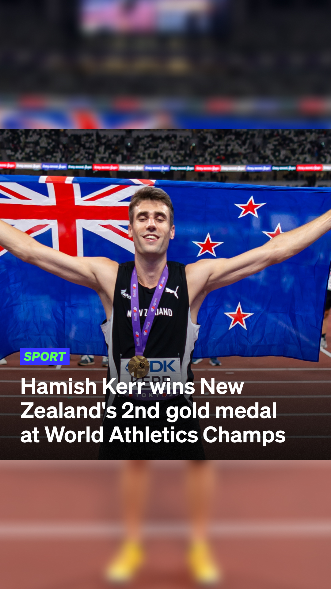 Hamish Kerr claimed New Zealand's second gold medal in two days at the ...
