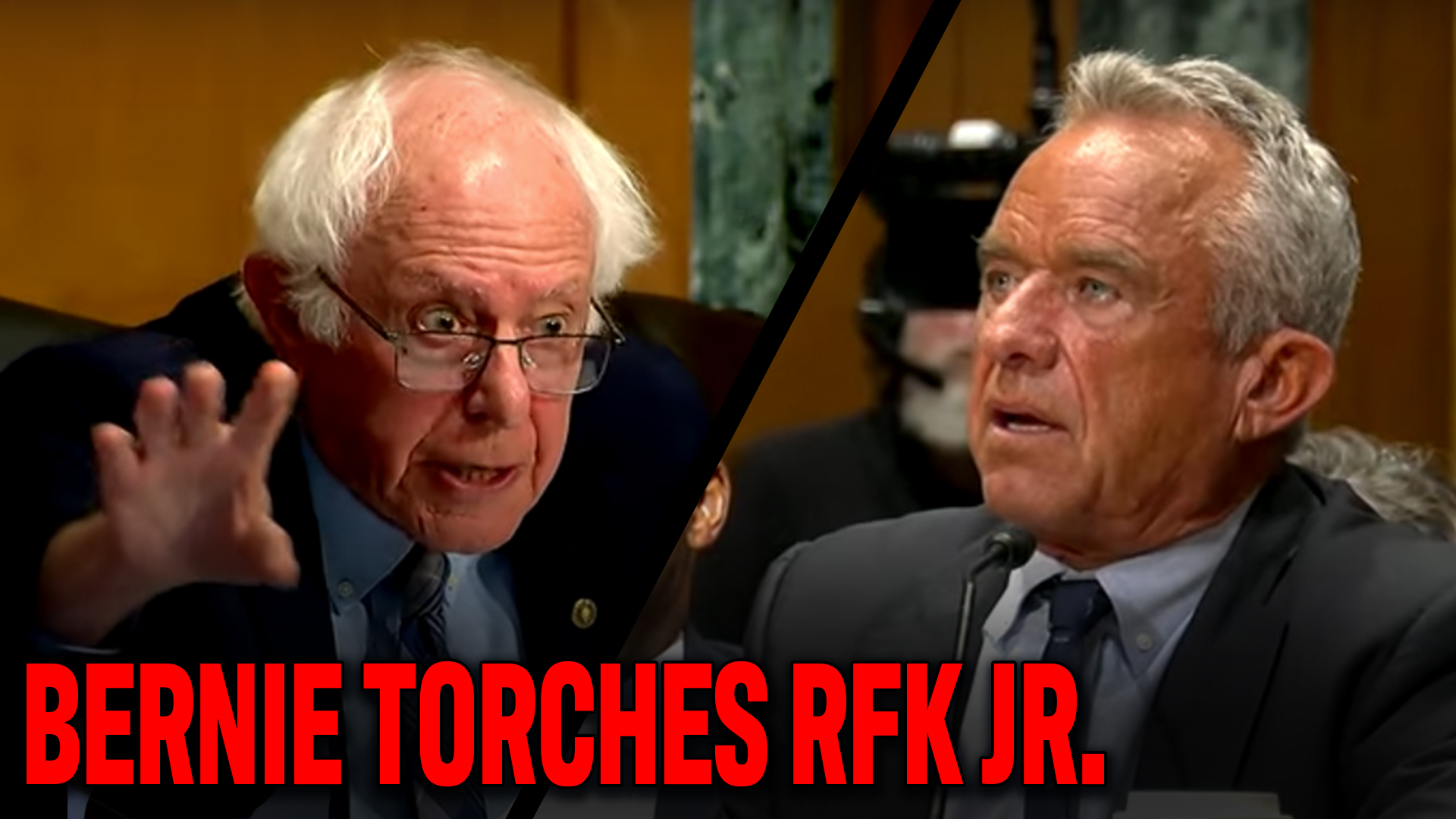 BOOM: Bernie DISMANTLES RFK Jr.'s LOONY Talking Point RIGHT TO HIS FACE ...