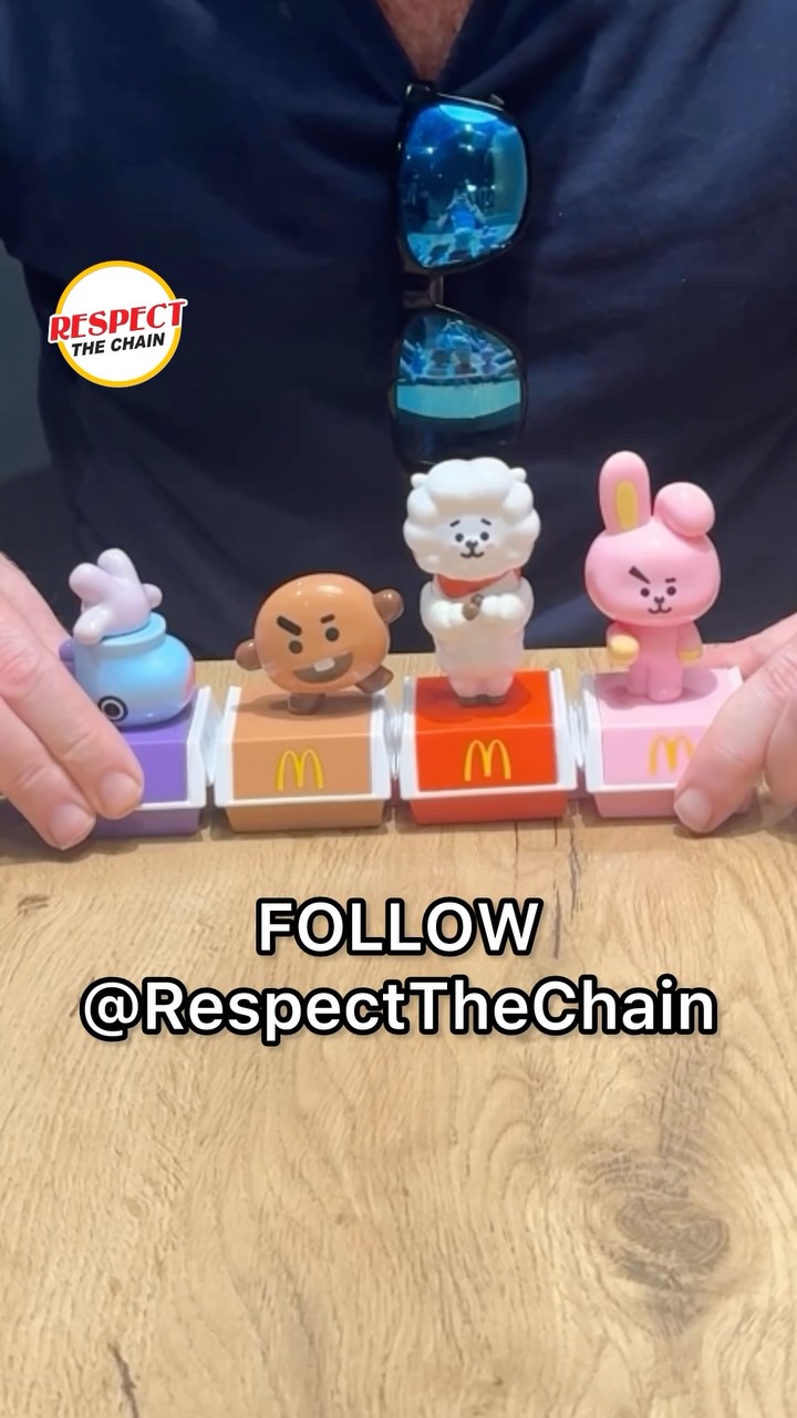🚨 McDonald's BT21 Happy Meal toys officially arrive in the U.S.