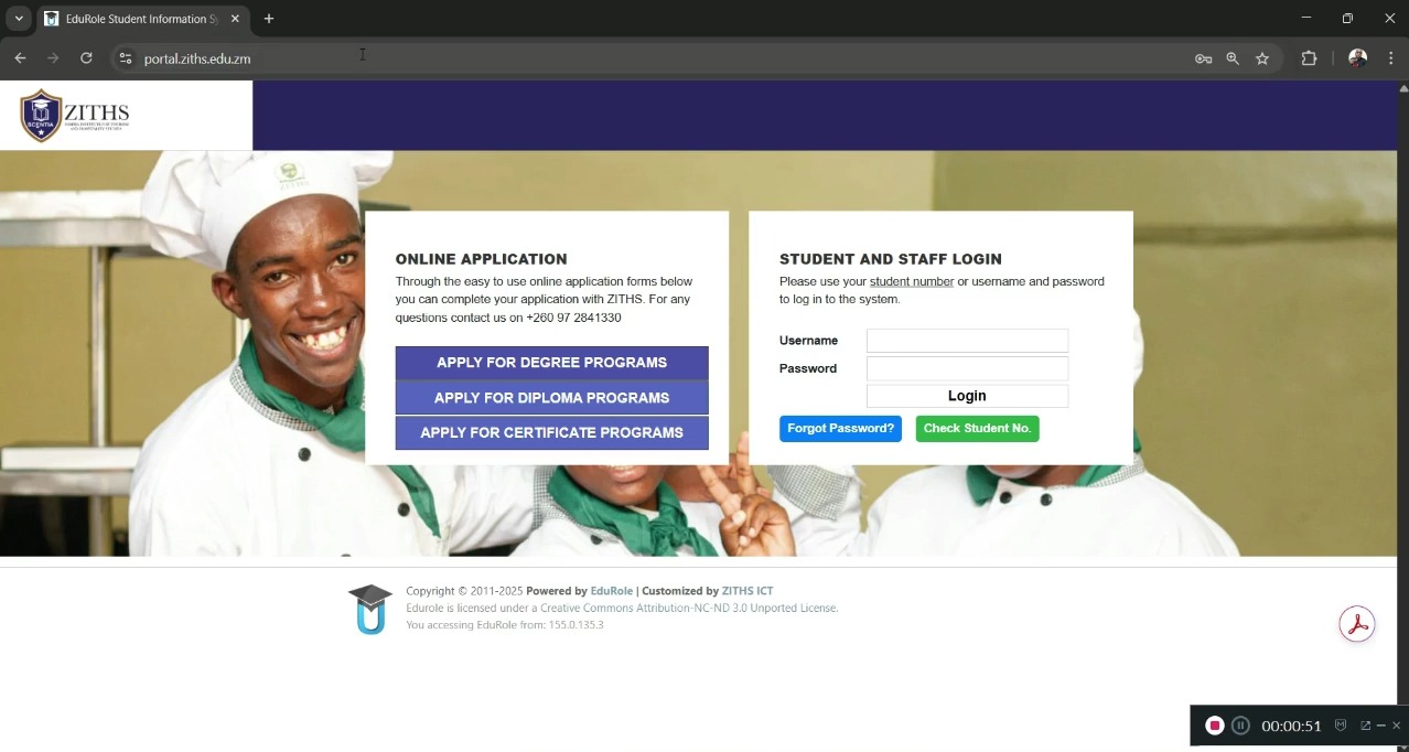 🎓 Applying to ZITHS Just Got Easier! 📹 Watch this step-by-step tutorial ...