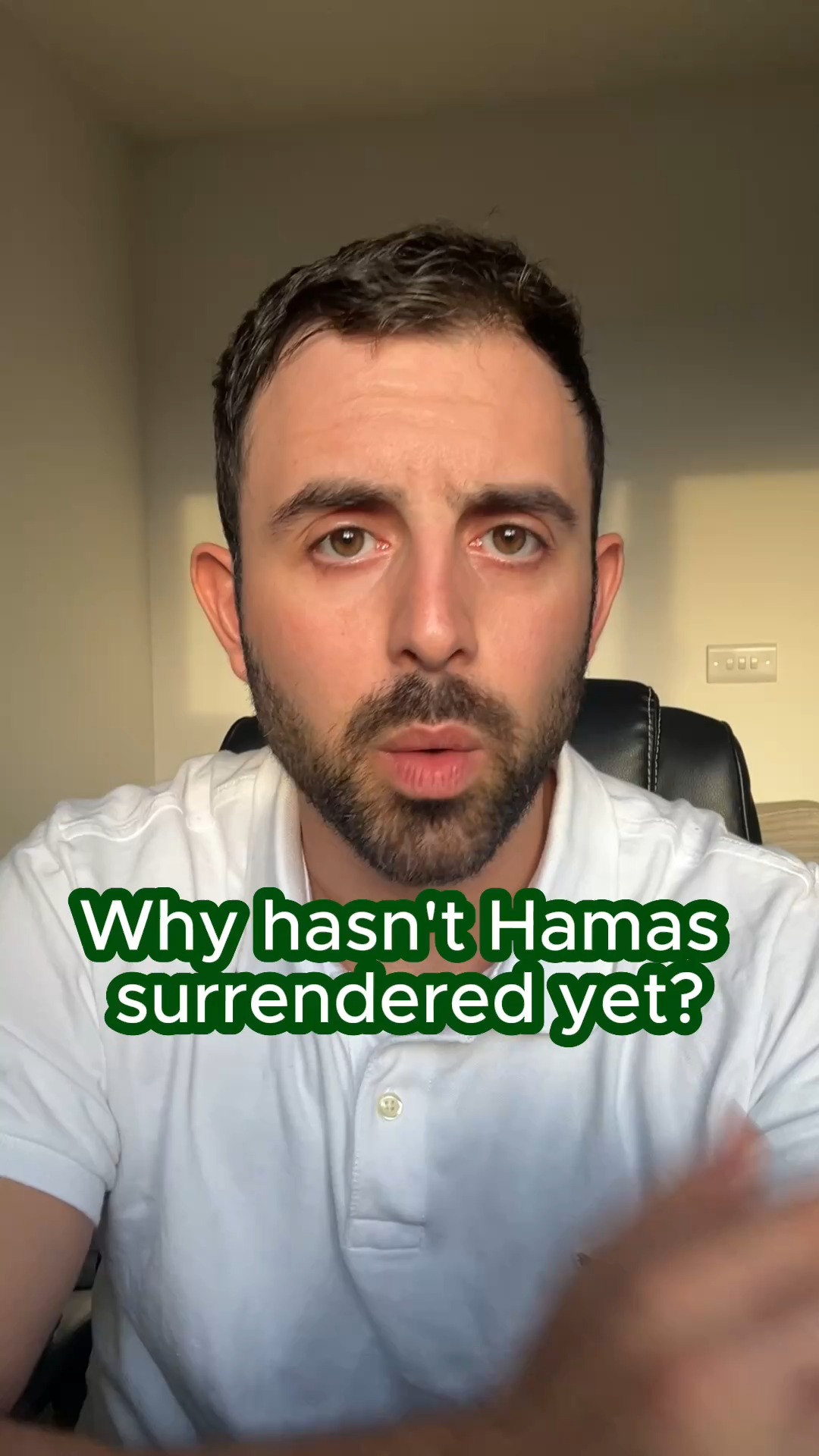 Why hasn't Hamas surrendered yet? I found this New York Times analysis ...