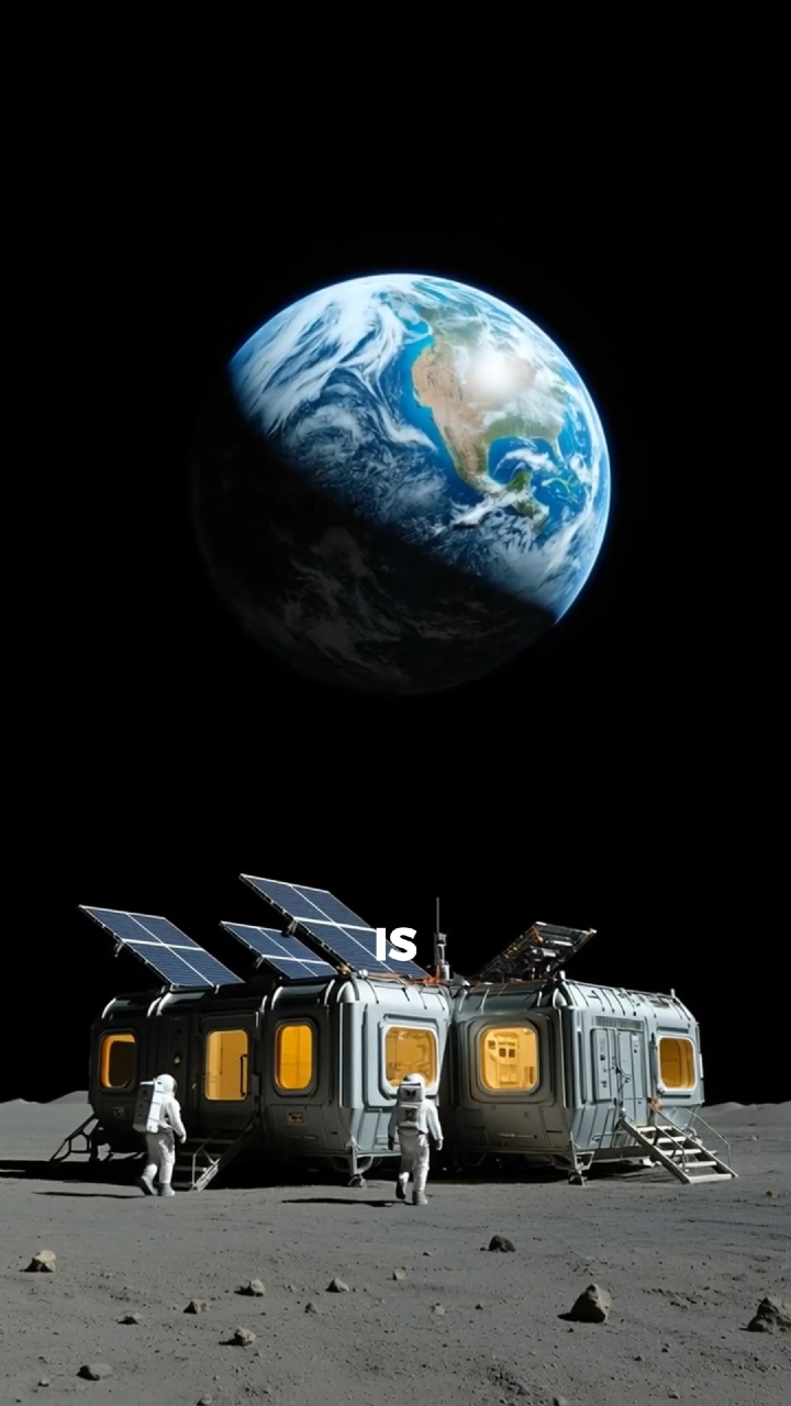 NASA has formally considered the moon as a logical place of refuge in ...