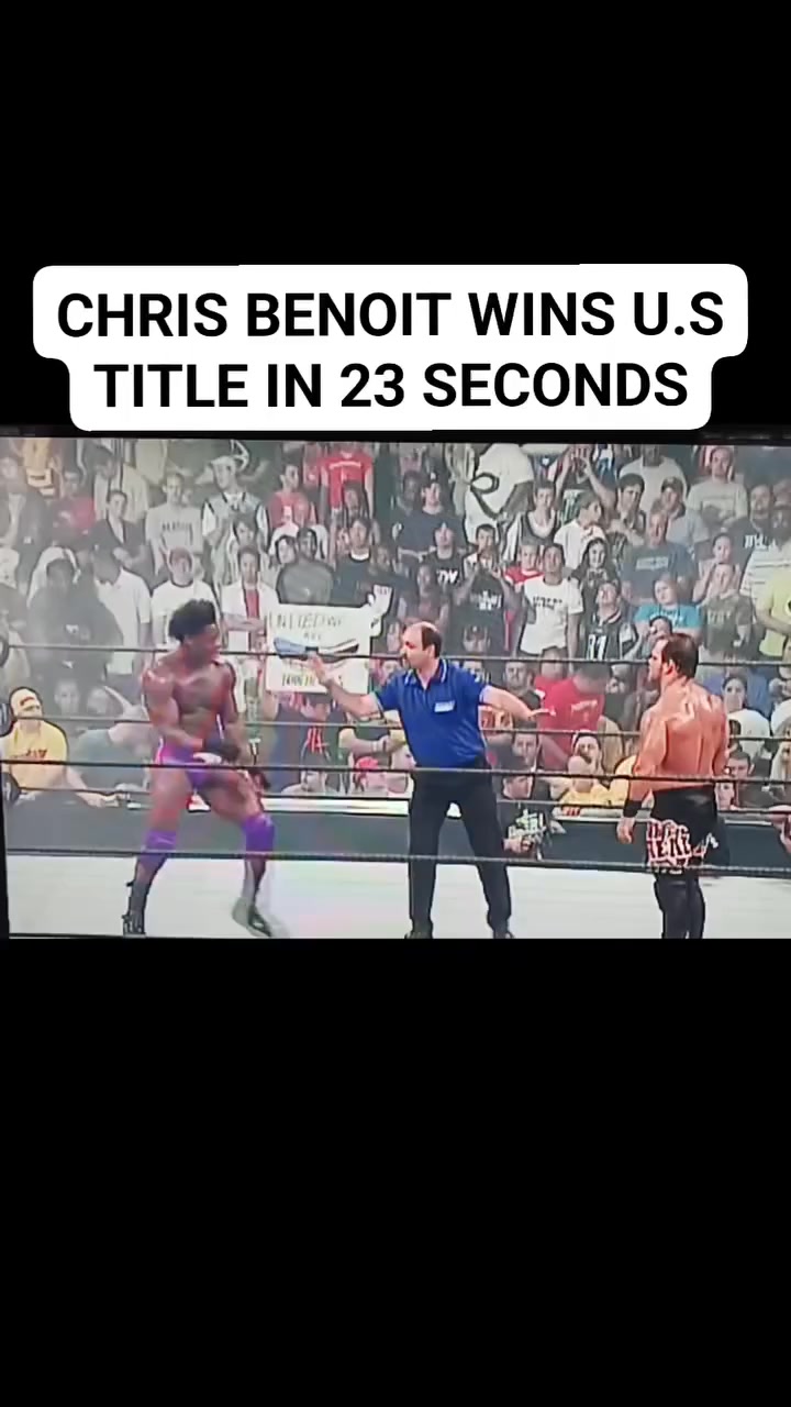 CHRIS BENOIT WINS US TITLE IN 23 SECONDS Chris Benoit Chris Benoit Fans ...
