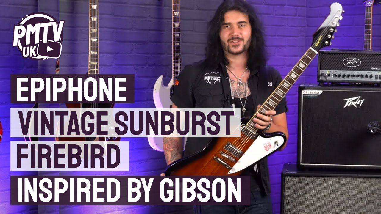 Dagan demos the Epiphone Firebird from the 2020 Epiphone Inspired 
