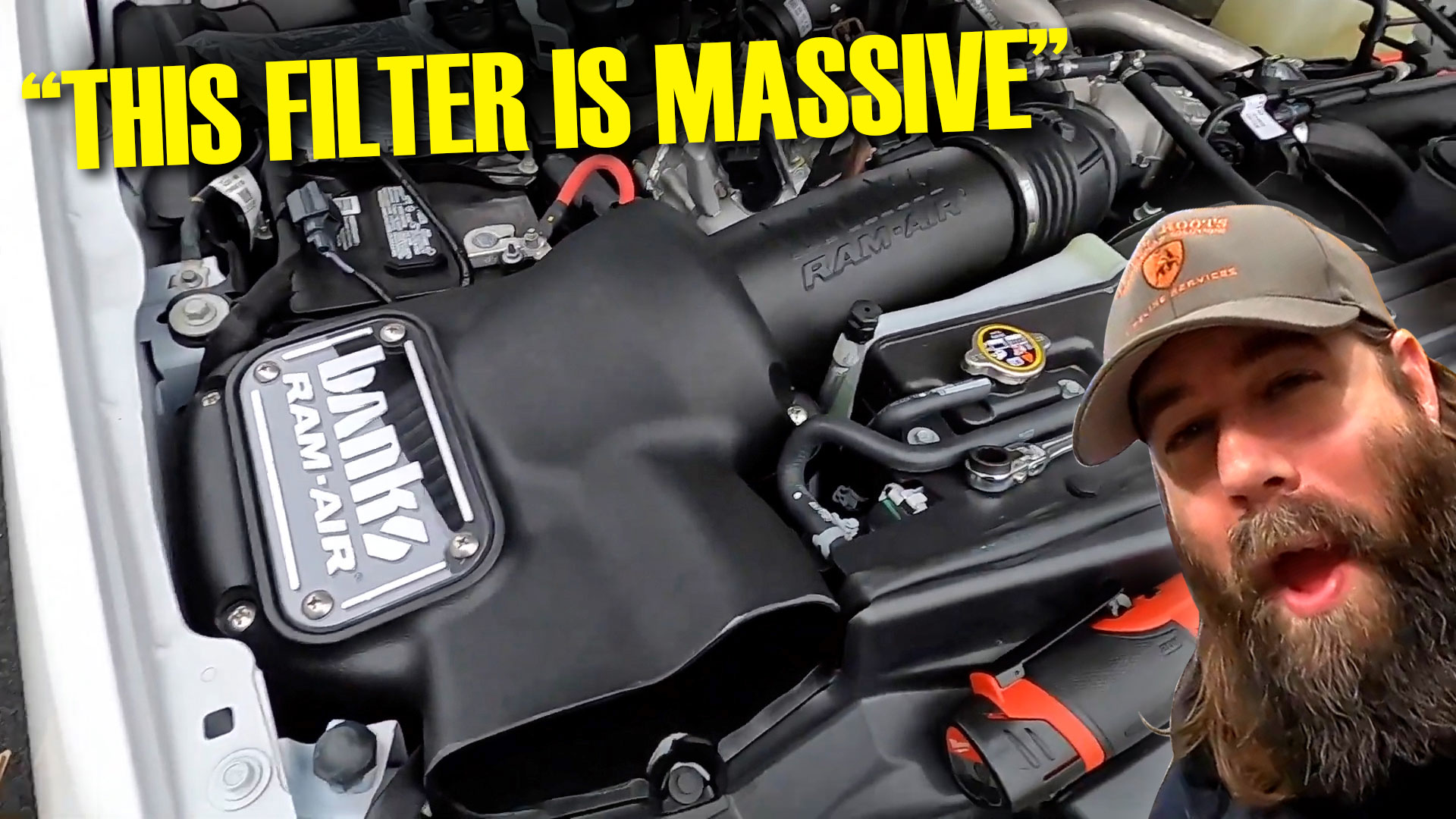 This is what the new Ram-Air intake sounds like for 2022-22 Ford 6.7L ...