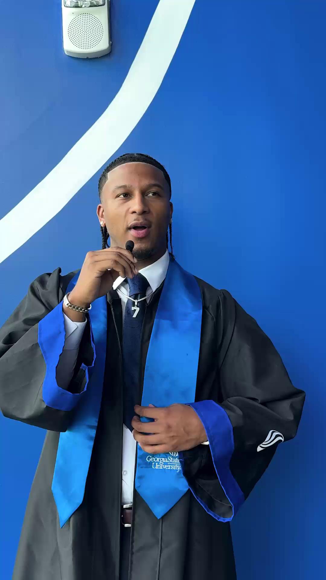 gsu graduation dress code We caught up with a few of our graduates sharing their fondest memories before they took their final walk across the commencement stage., This is Part 1. | Georgia State University gsu cap and gown