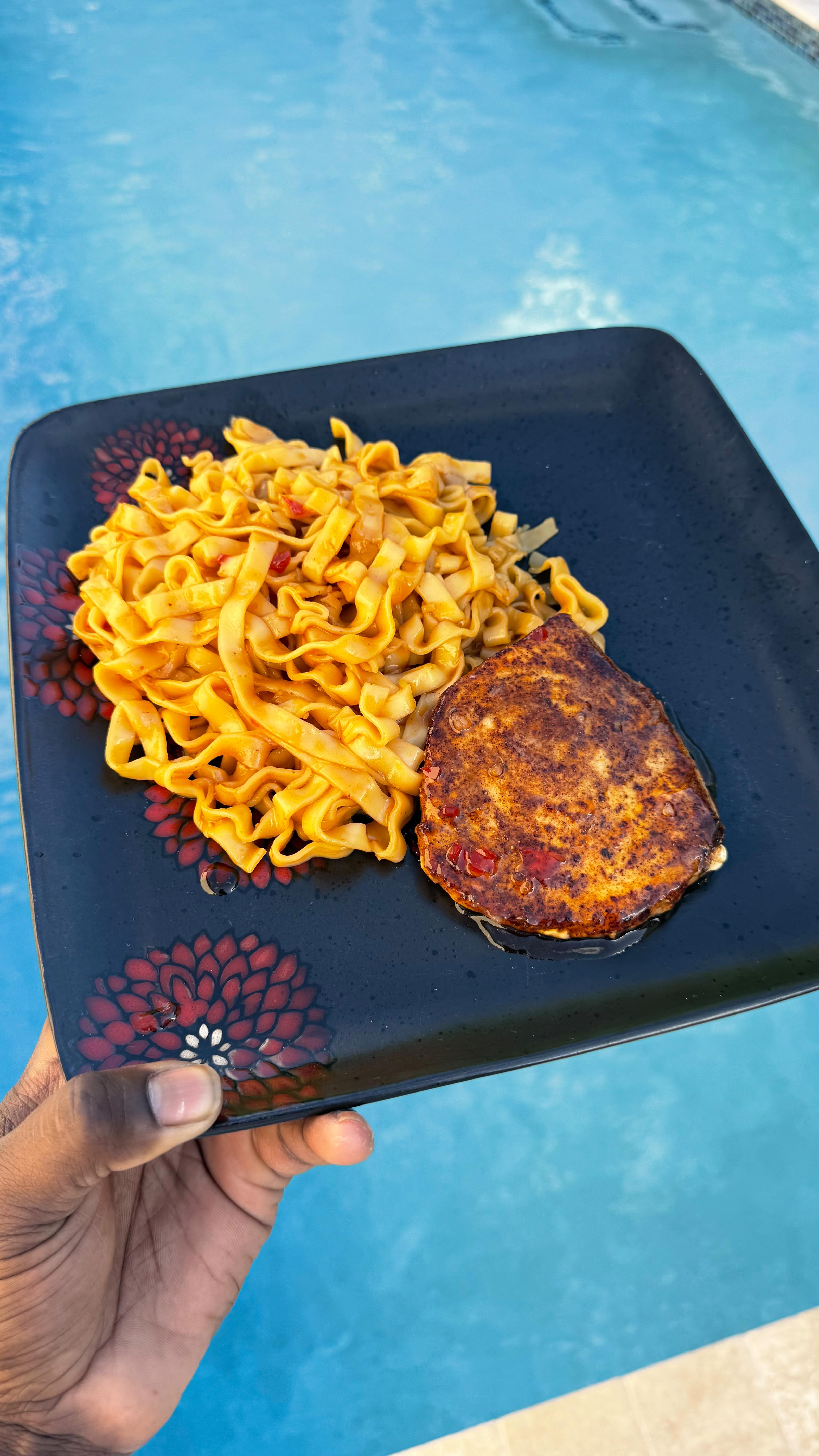 Swordfish steak for dinner. Simple and easy but delicious! How do you ...
