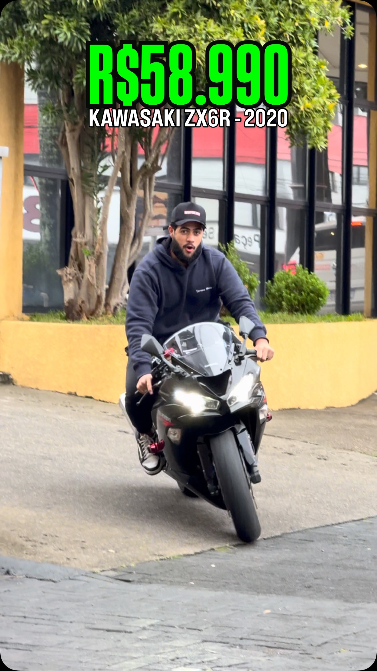 KAWASAKI ZX6R 2020 R$58.990✓ . Segue 🔥👉🏼 MOTOCOR MOTOS PREMIUM