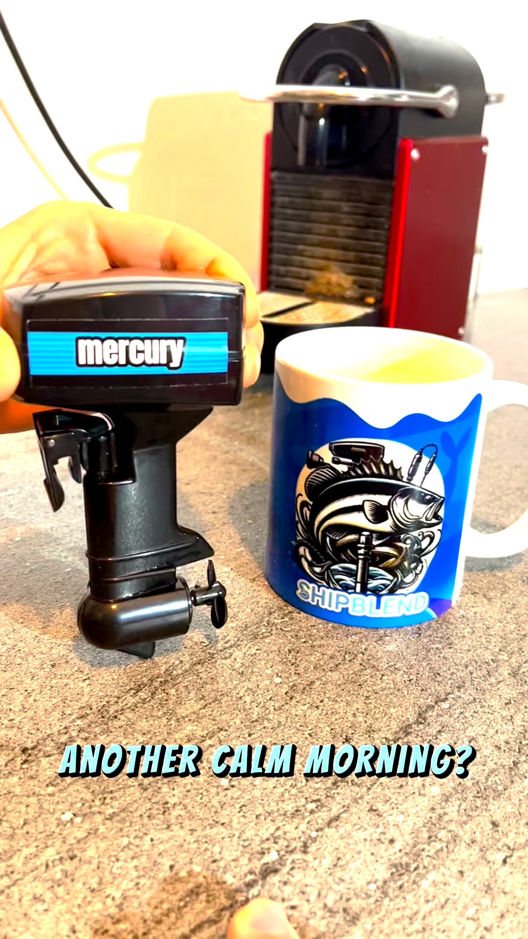 Produktbild von Bootsmotor-Kaffeerührer – Lustiger Propeller-Mixer Aus Metall, Stabiles Rühren Für Tassen & Gläser – Originelles Geschenk