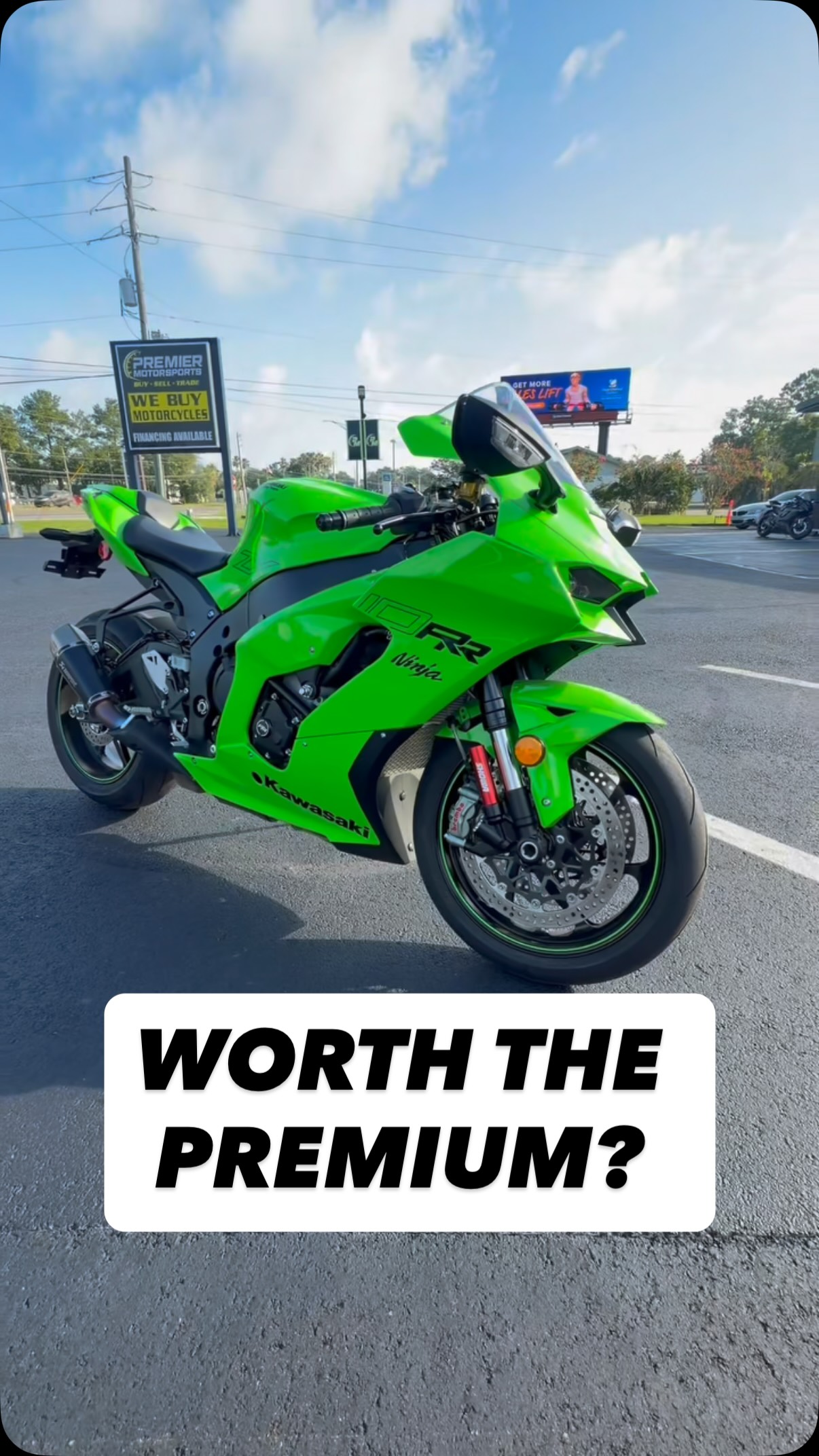 Is the Kawasaki ZX-10RR really worth the extra money over the ZX