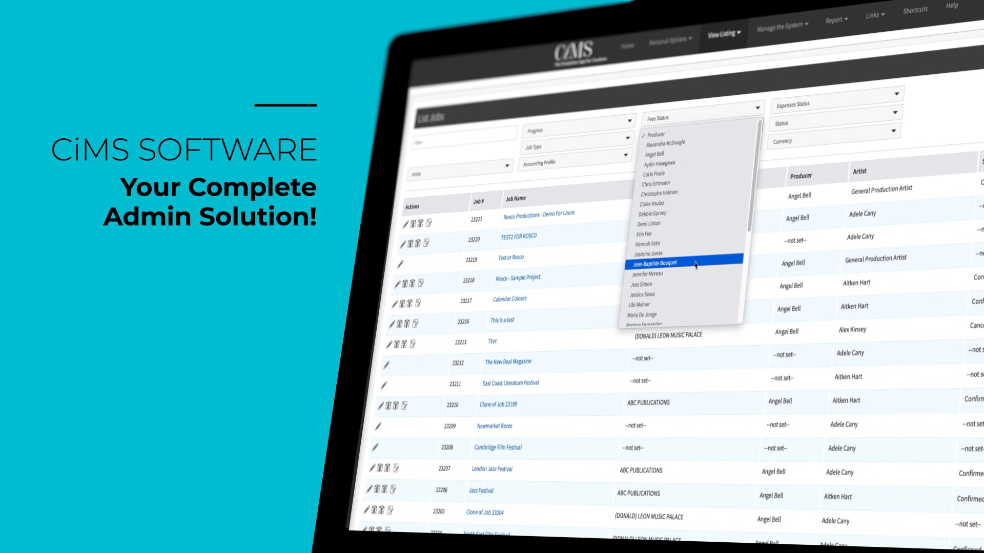 CiMS - The Production App For Creatives | London