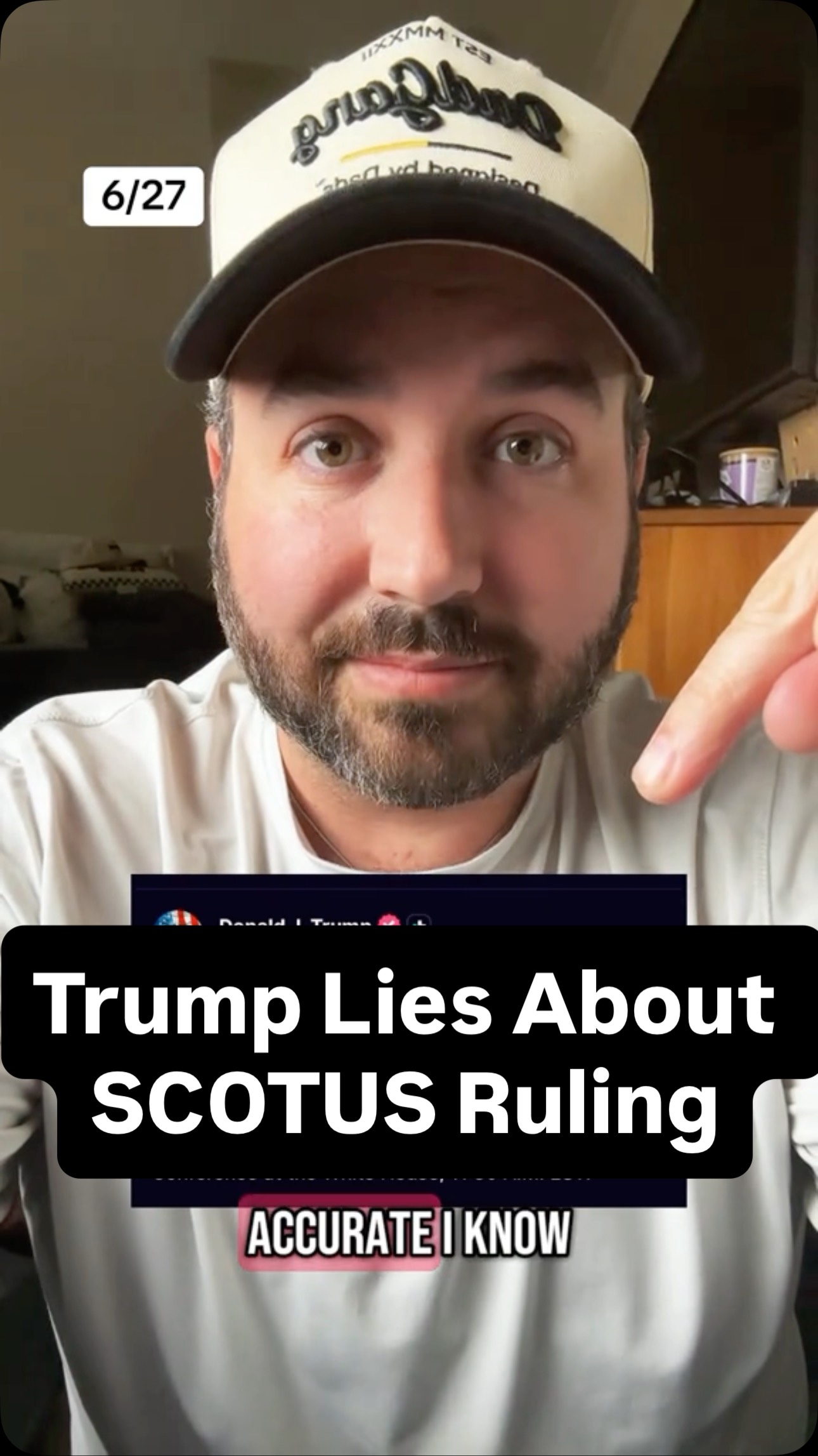 Trump lies about SCOTUS ruling. #trump #scotus #supremecpurt | Politico ...