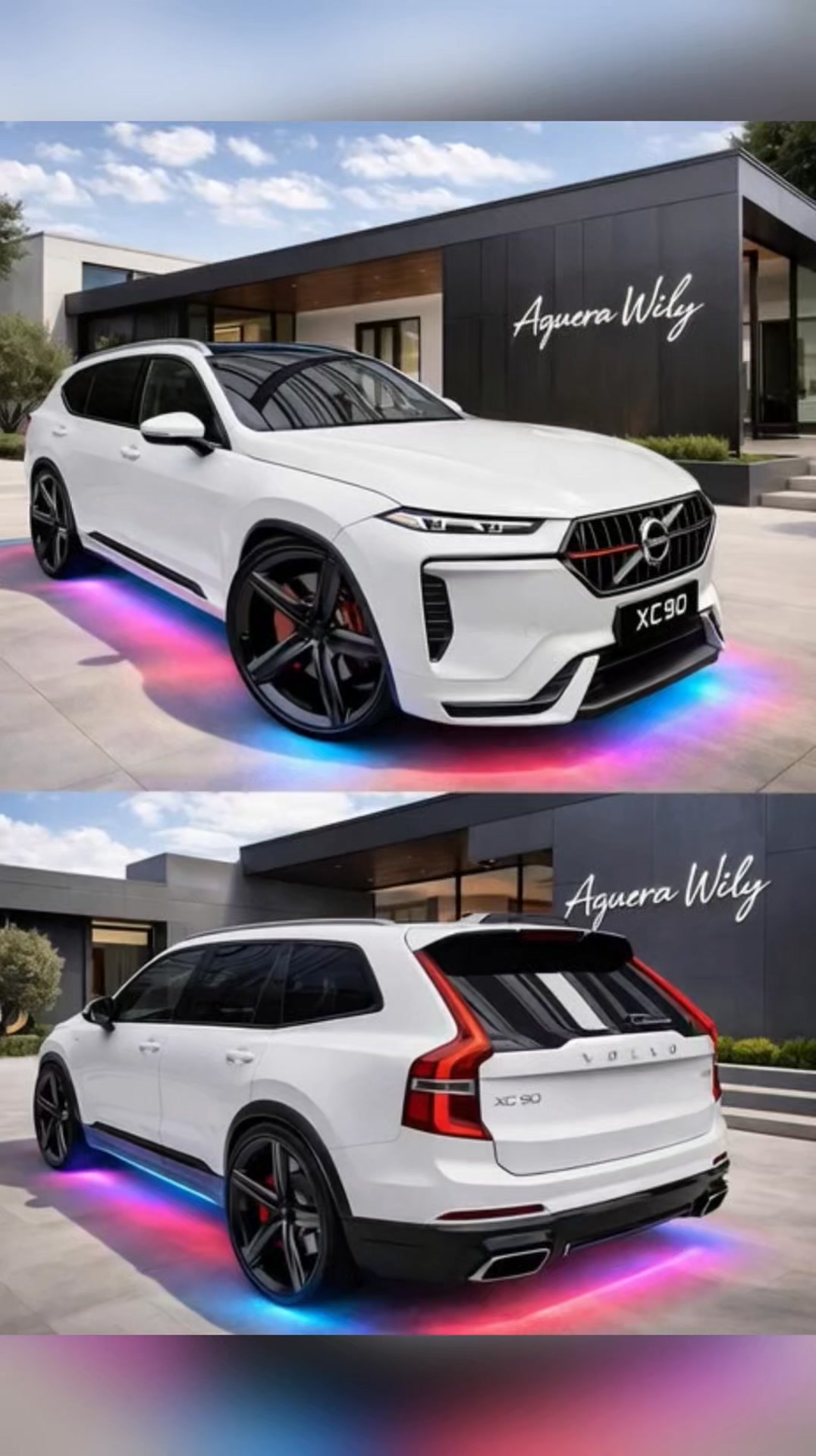 The Volvo XC90 redefines presence — sleek white perfection, aggressive ...