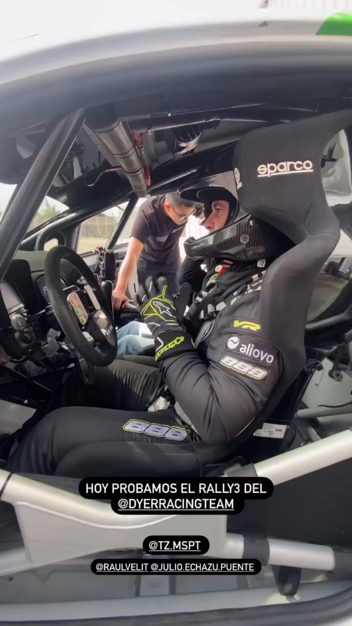 Raúl Velit esta en prácticas con el Ford Fiesta Rally 3 👍🏻 de Samuel ...