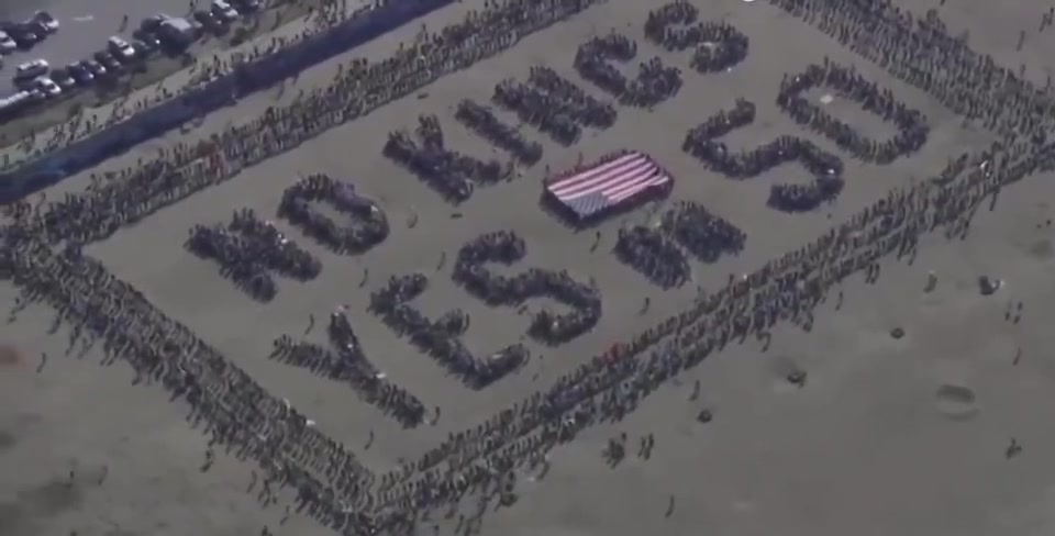 Yes, this is real. San Francisco protesters formed a massive 