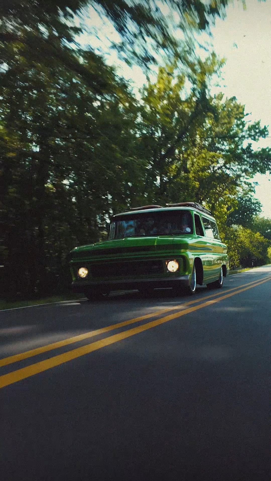 Lime Crush.” Built to stand alone. This 1966 Chevrolet Suburban is
