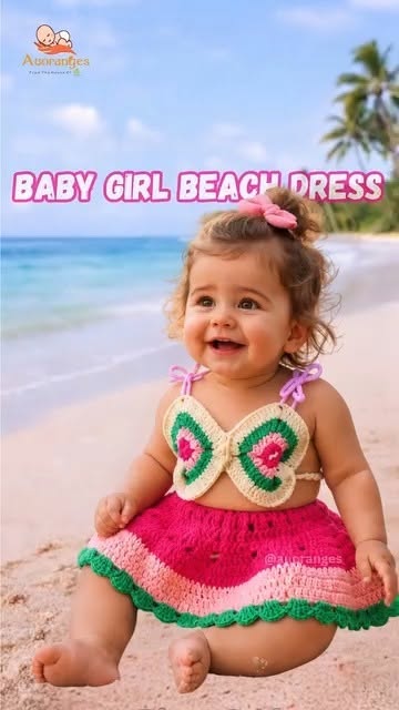 Sunshine, sandy toes, and adorable beach vibes! 🌊☀️ Let your