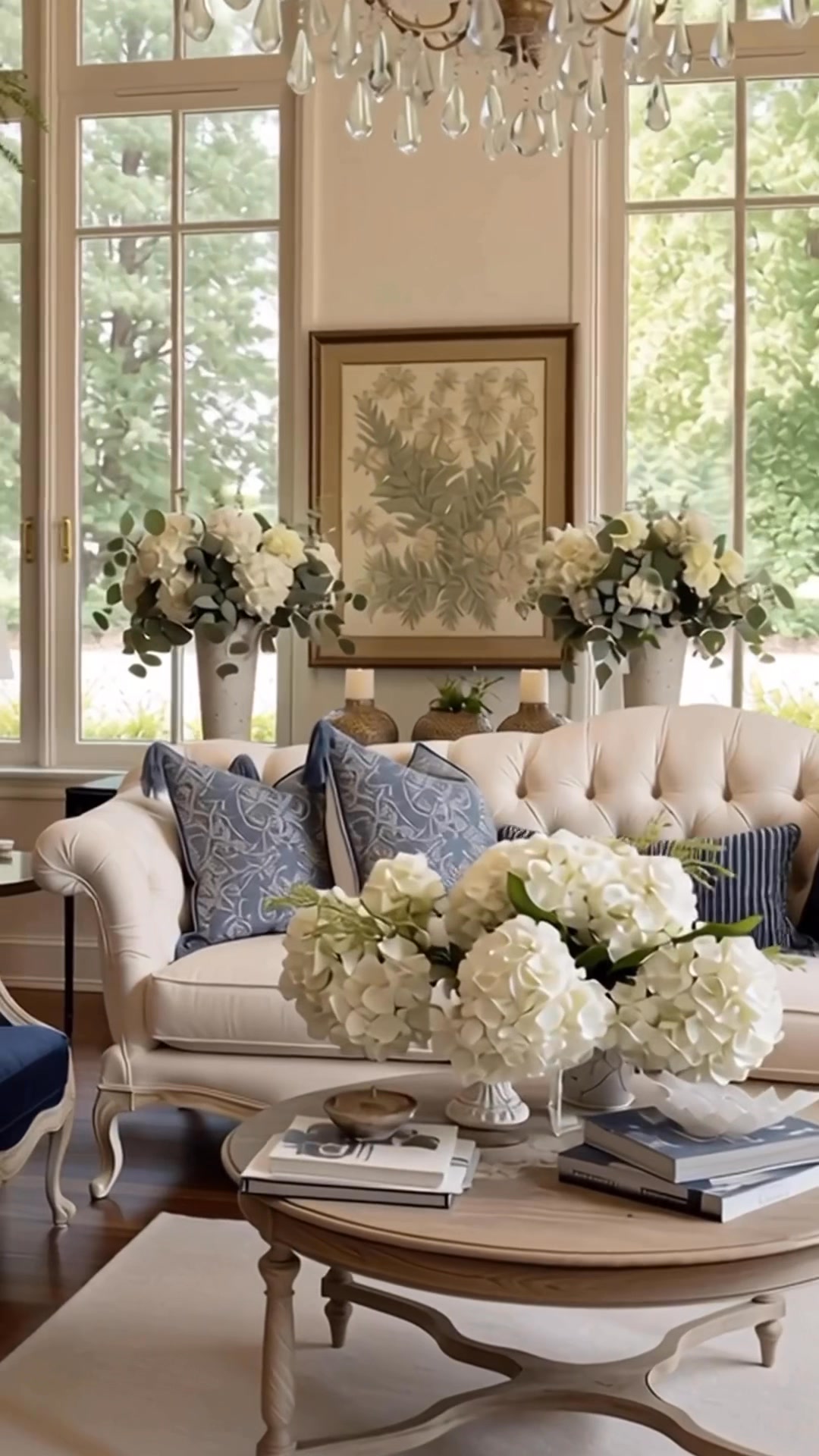 Beautifully designed in navy blue. #homedecor #interiordesign #decor ...