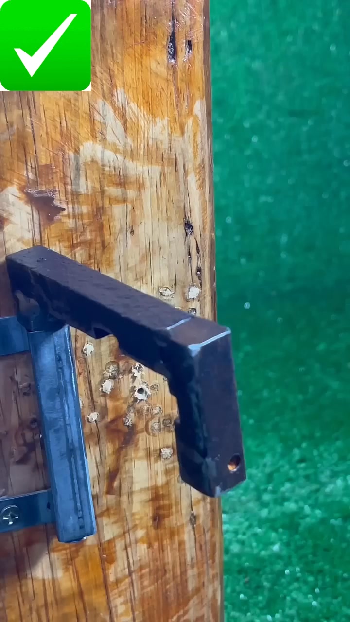 Simple idea with making door latch lock !!! . . . #woodworking #wood # ...
