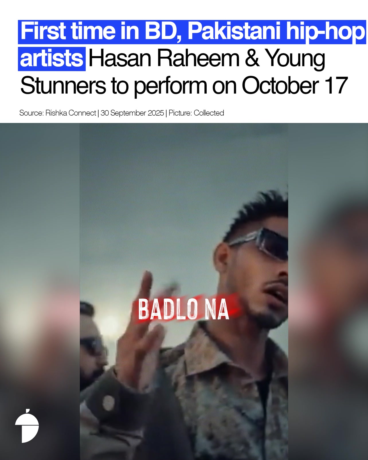 For the first time ever in Bangladesh, Talha Anjum & Talha Yunus, from ...