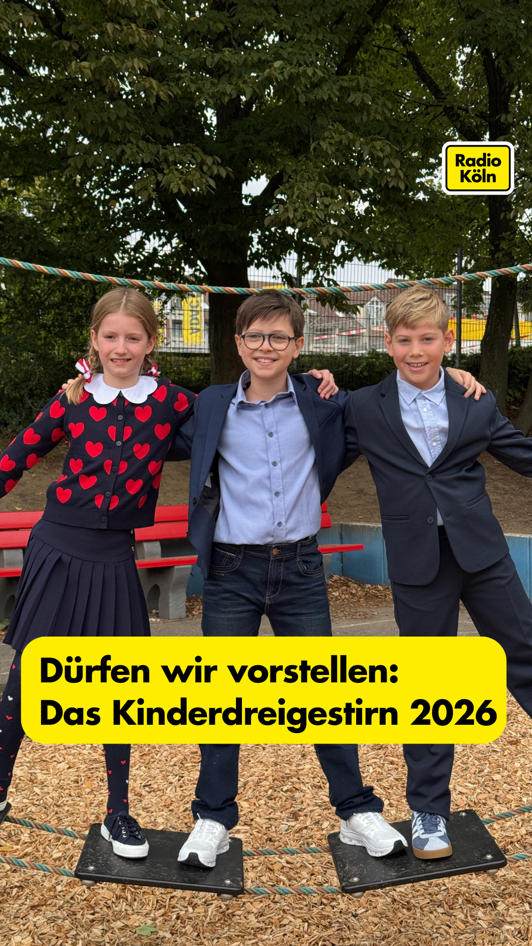 🎉 Das Kölner Kinderdreigestirn für die Session 2026 steht fest! 👑 ...