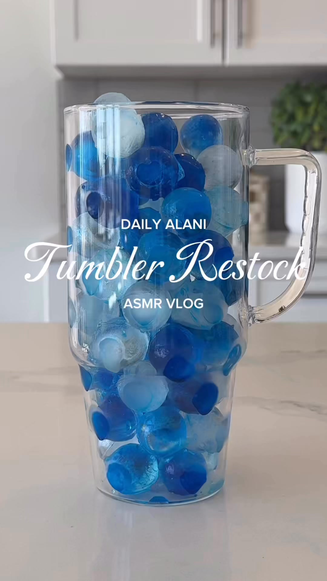 Daily Energy Drink Restock 🩵⚡️💙been loving this glass tumbler cup and ...