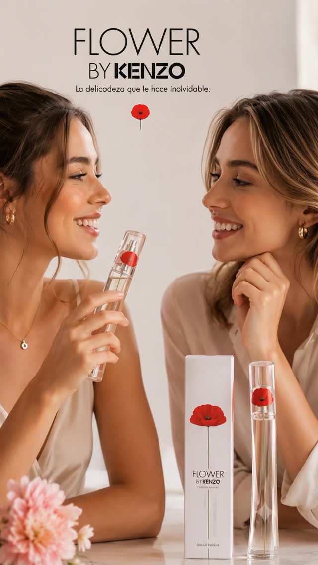 The new FLOWER BY KENZO L'Absolue Eau de Parfum bottle captures