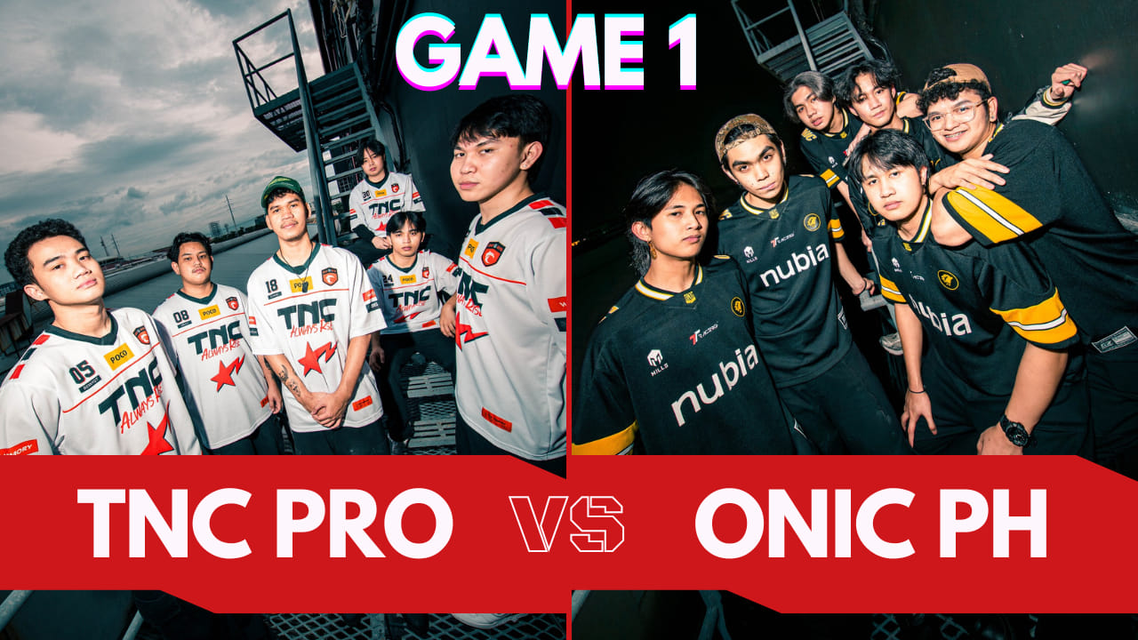 TNC PRO TEAM VS ONIC PH GAME 1 | MPL PH SEASON 16 - REGULAR SEASON # ...