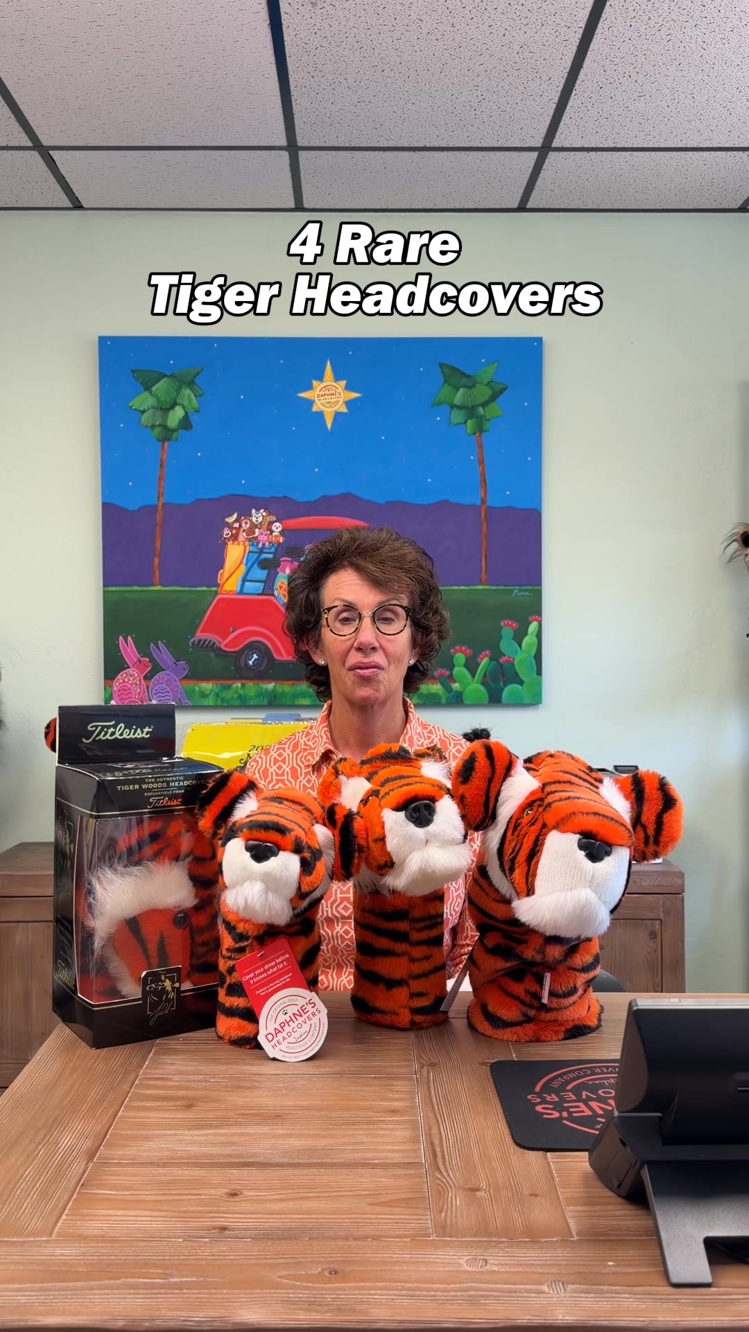 4 versions of our tiger headcover you've never seen. 1) Titleist