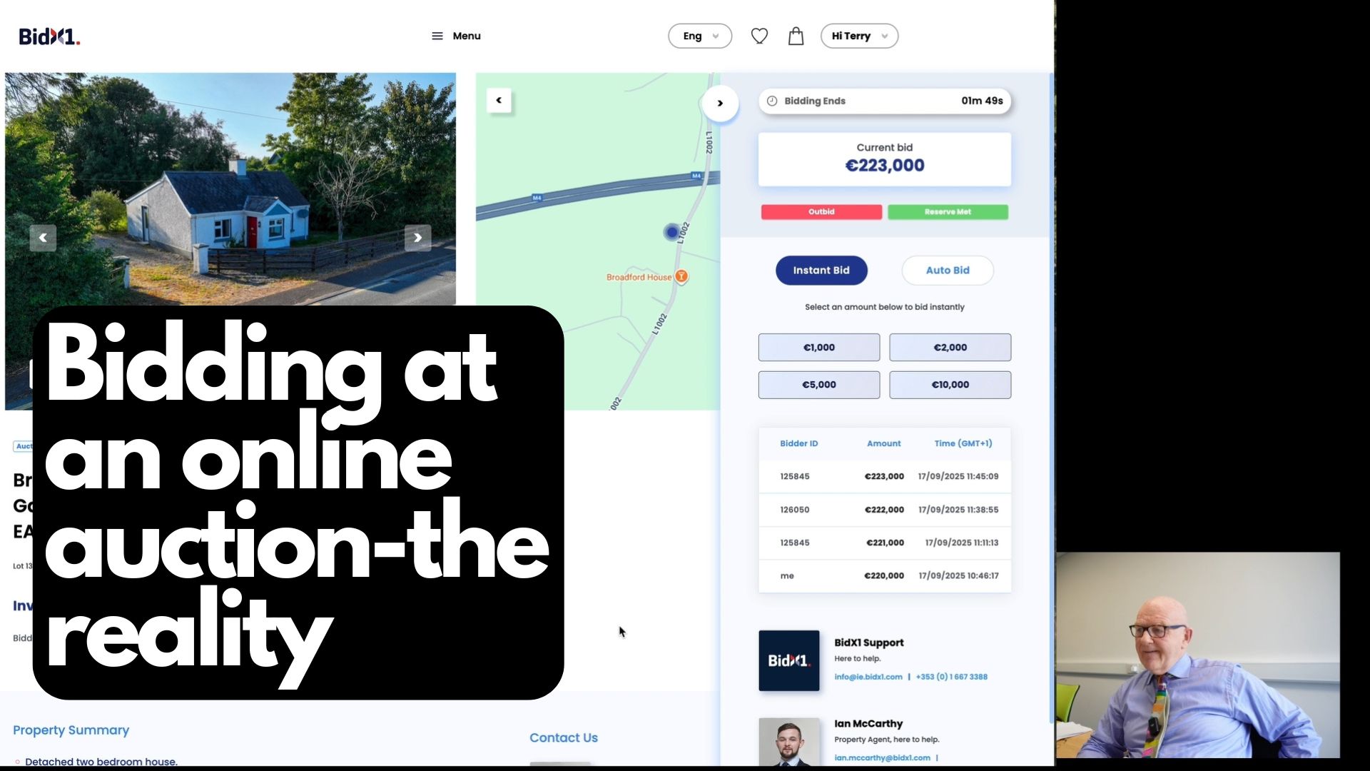 BidX 1 property auction-what happens at the online auction?