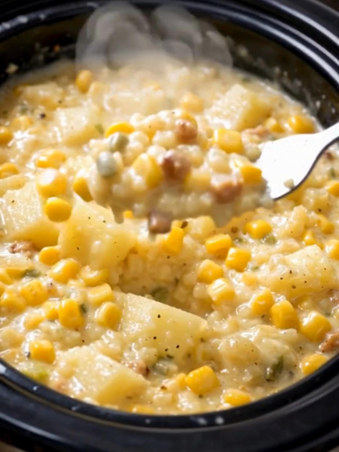Winter Chowder: Just 5 ingredients. Corn and potatoes make this thick ...