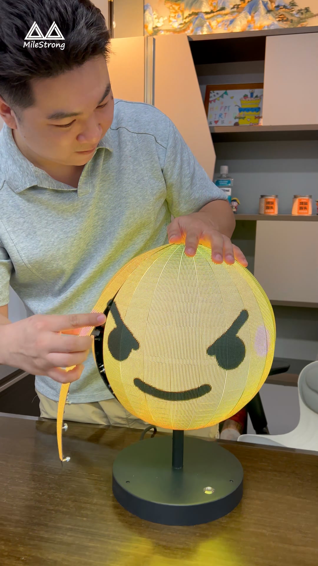A mini sphere LED display may be small in size, but it packs big visual ...