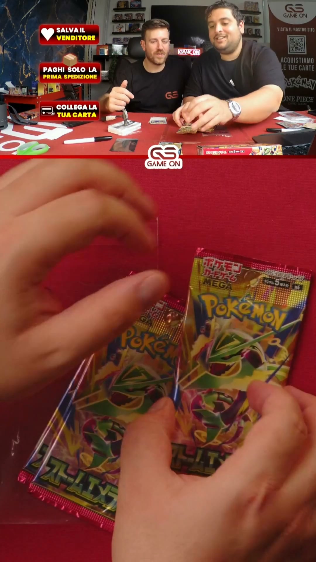 We're going live to open the brand new Pokémon Storm Emerald box