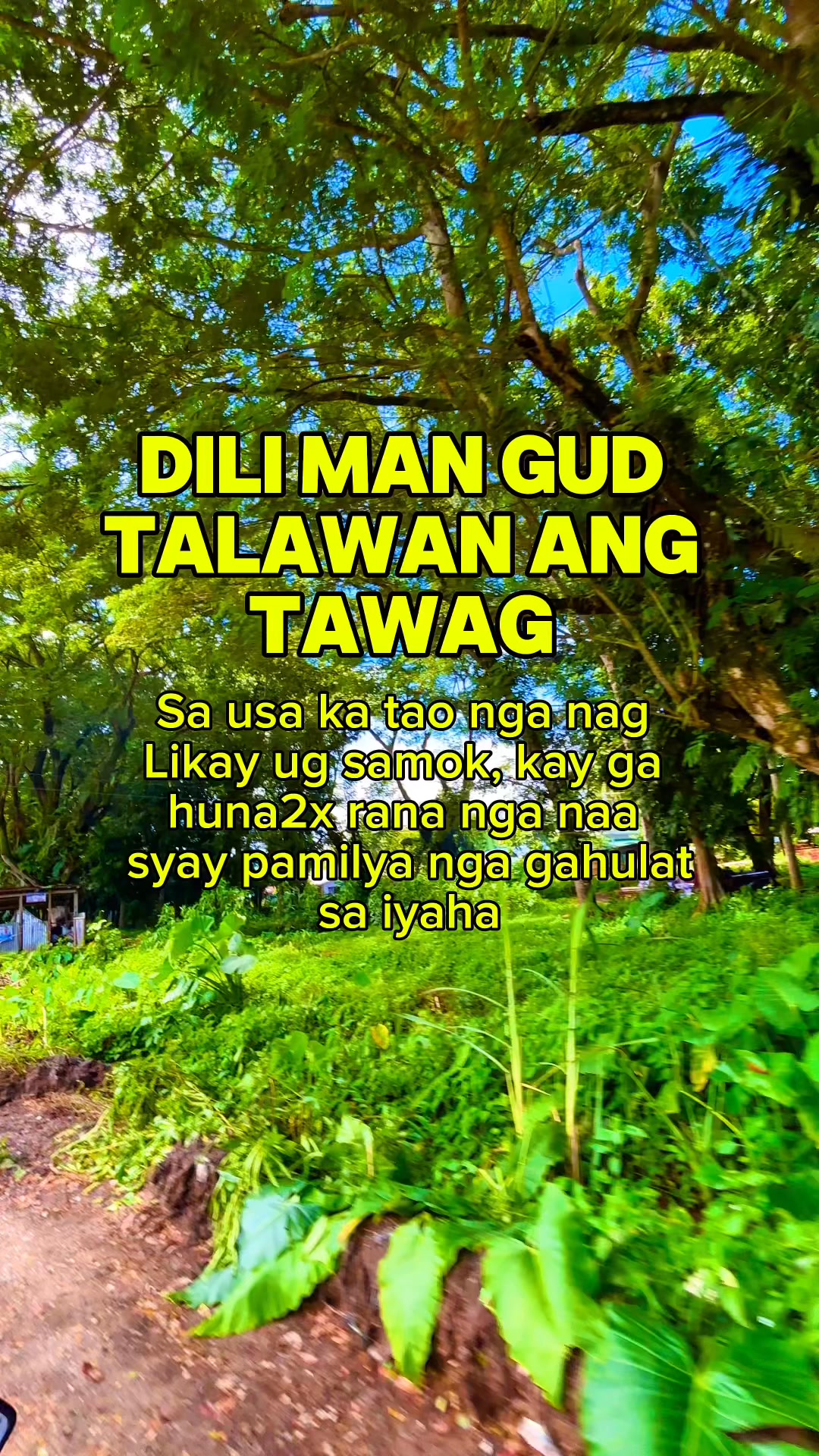 Dili man gud talawan #hugotbisayablog | Hugot bisaya Vlog | Facebook