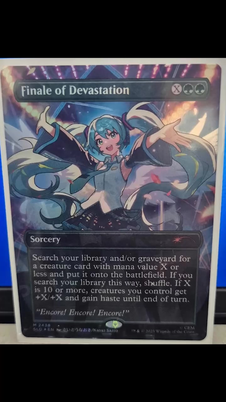 Spoilers for Mike Secret Lair drop. #hatsunemiku #secretlair #mtg