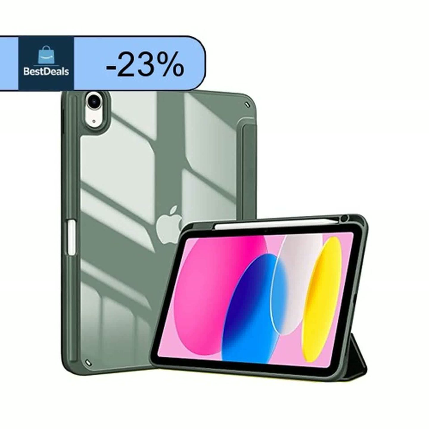 MoKo Cover per iPad Air 11 Pollici Case M3/M2 2025/2024, iPad Air 5a/4a