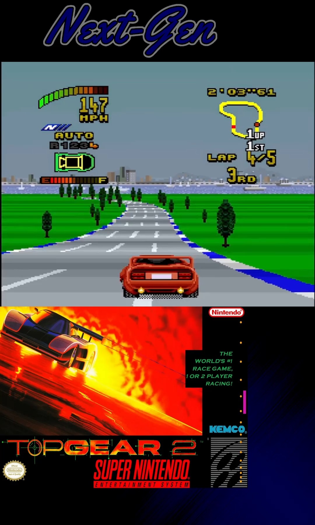 Top Gear 2 | SNES | 1993 | Next-Gen Gaming