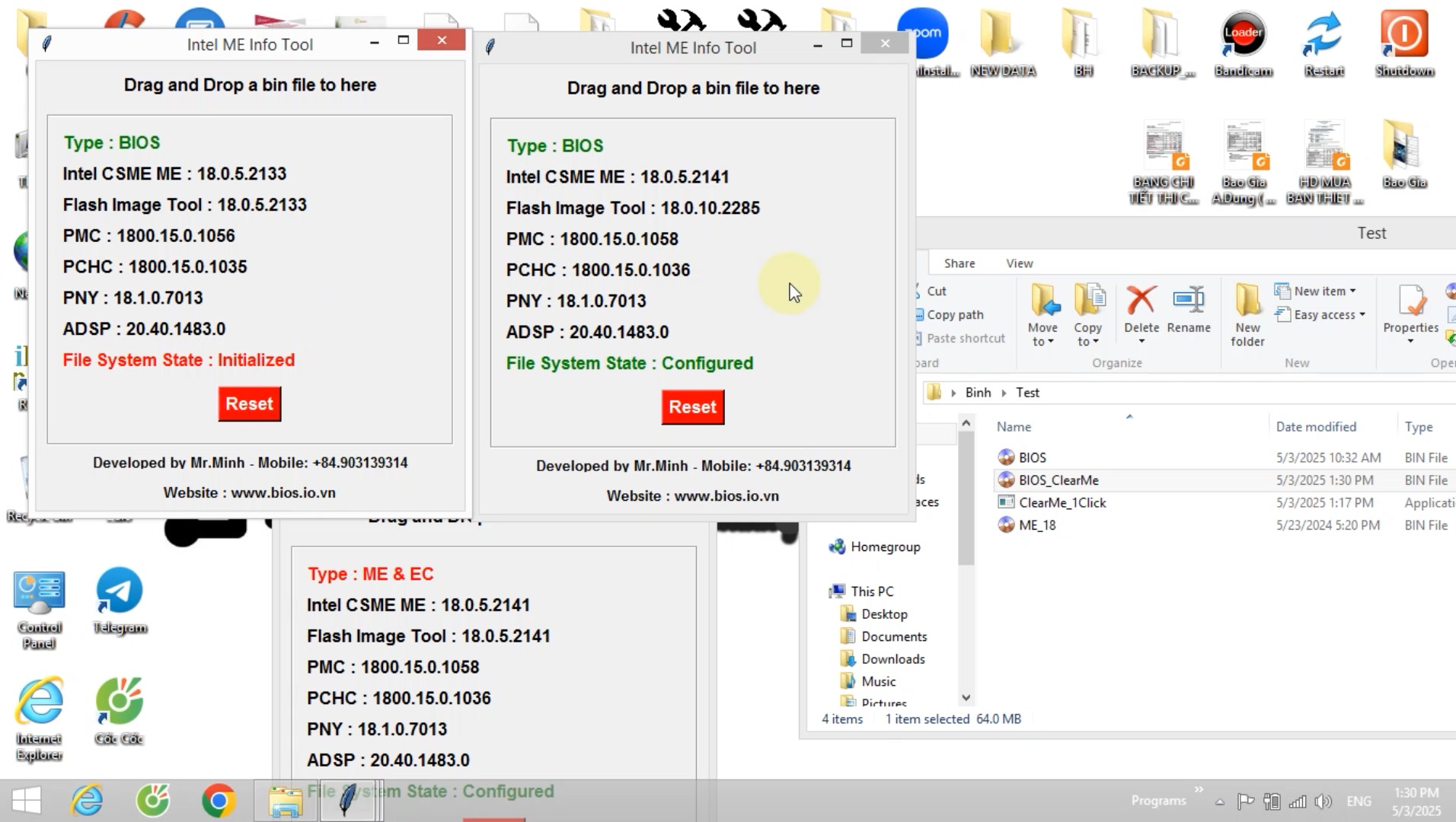 - MEAnalyzer 18.0 - ClearMe CSME 18.0 1 Click !! - CSME 18 Analyzer ...