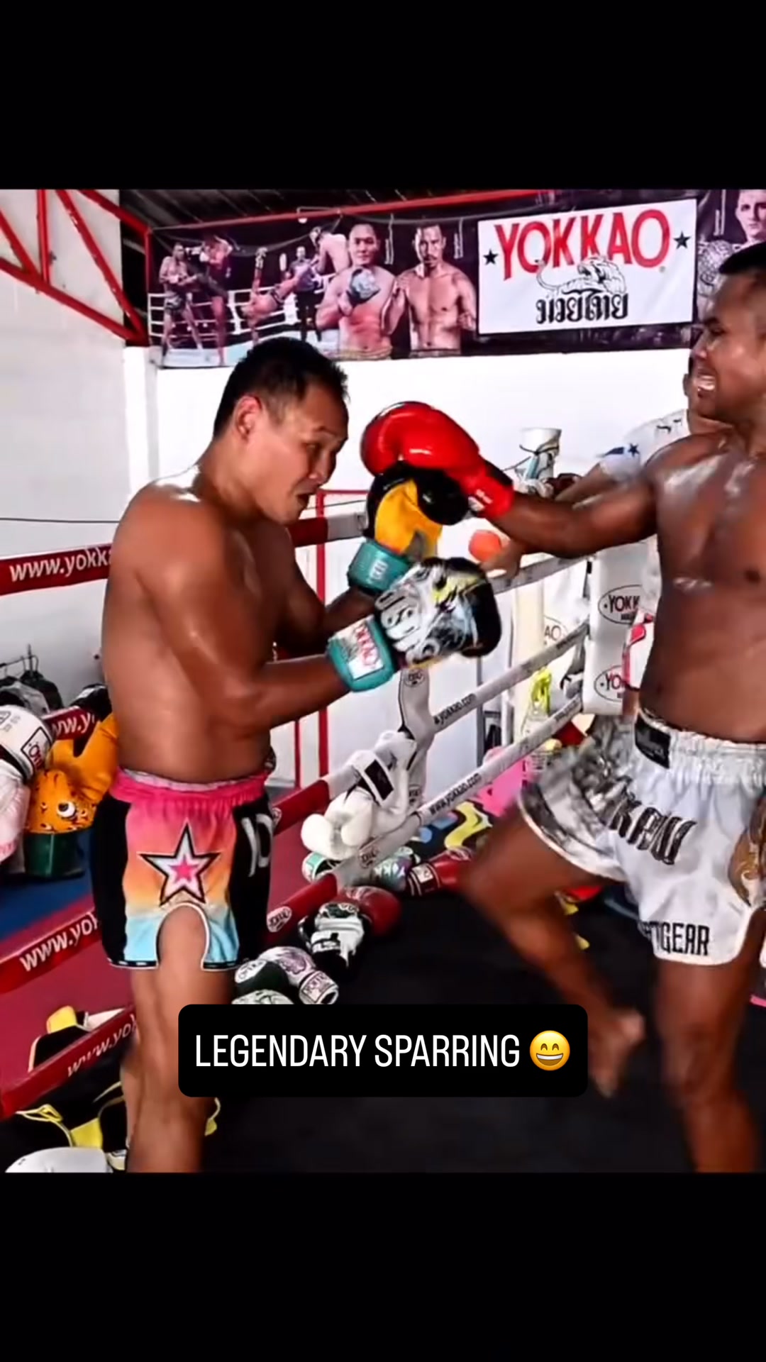 Muay Thai HARDCORE with 4oz gloves 🔥 #muaythai #muaythaifighter