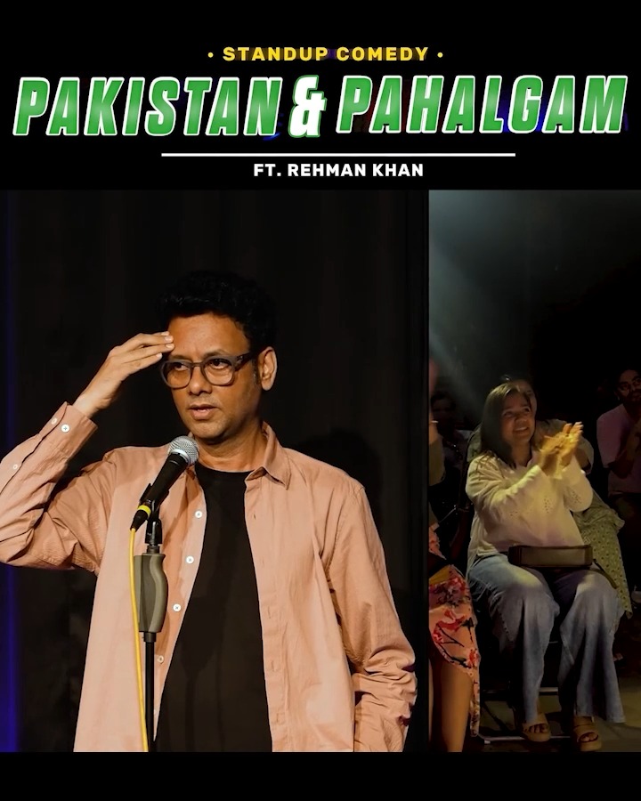 Rehman Khan delivers a chaotic stand-up set on war, media, and identity ...