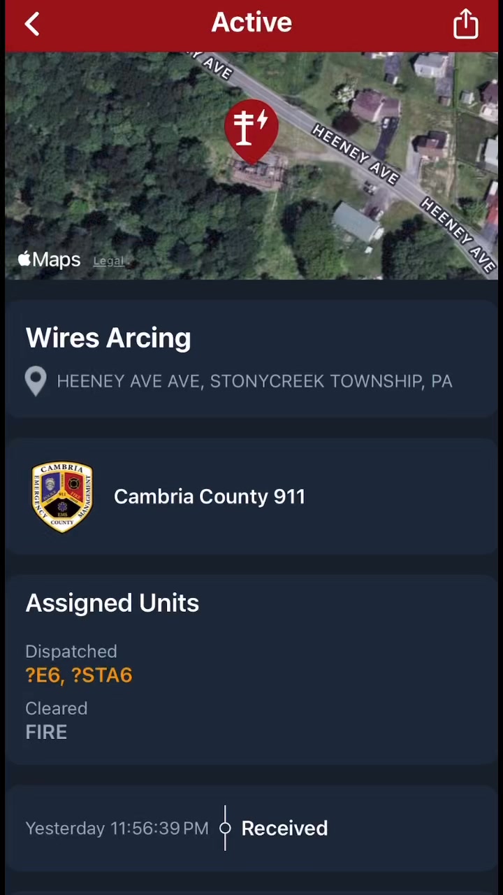 Cambria Scanner Alert