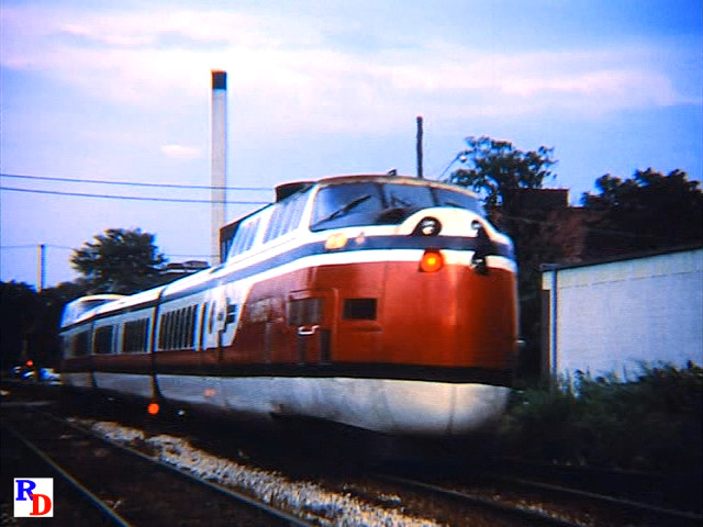 A sleek, streamlined design for Amtrak were the unique 
