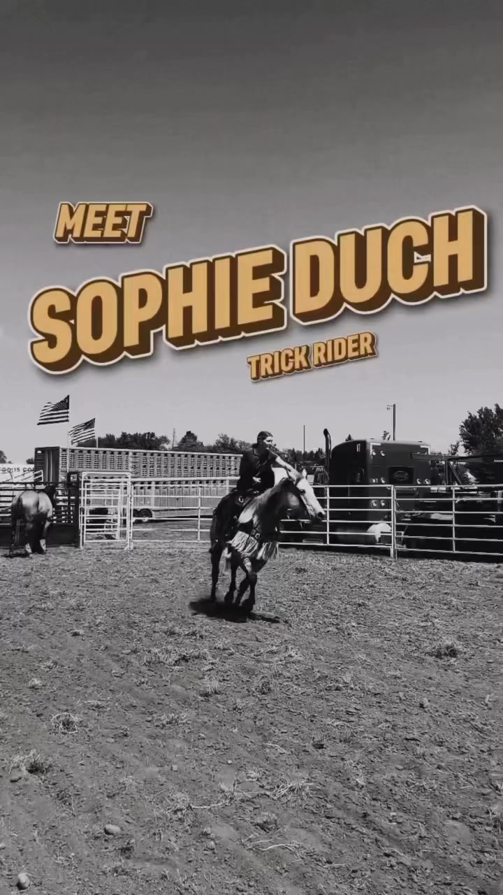 MEET SOHPIE DUCH 🏇 Trick Rider! Come watch her perform tonight and ...