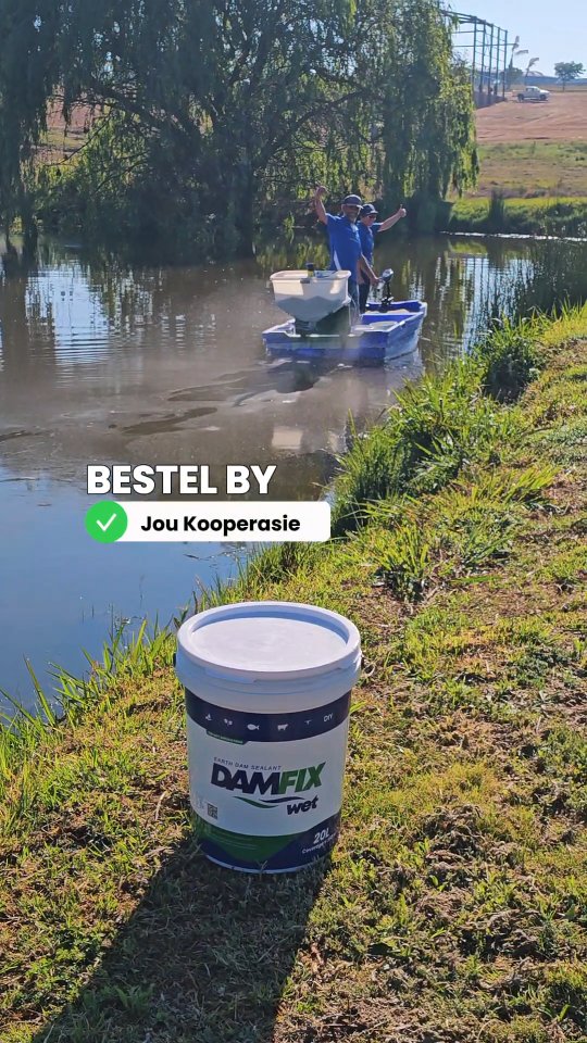 𝗢𝗥𝗗𝗘𝗥 𝗔𝗧 𝗬𝗢𝗨𝗥 𝗟𝗢𝗖𝗔𝗟 𝗖𝗢-𝗢𝗣 𝗗𝗔𝗠𝗙𝗜𝗫 𝗪𝗲𝘁 is a soil-based dam sealer: 💧 No ...