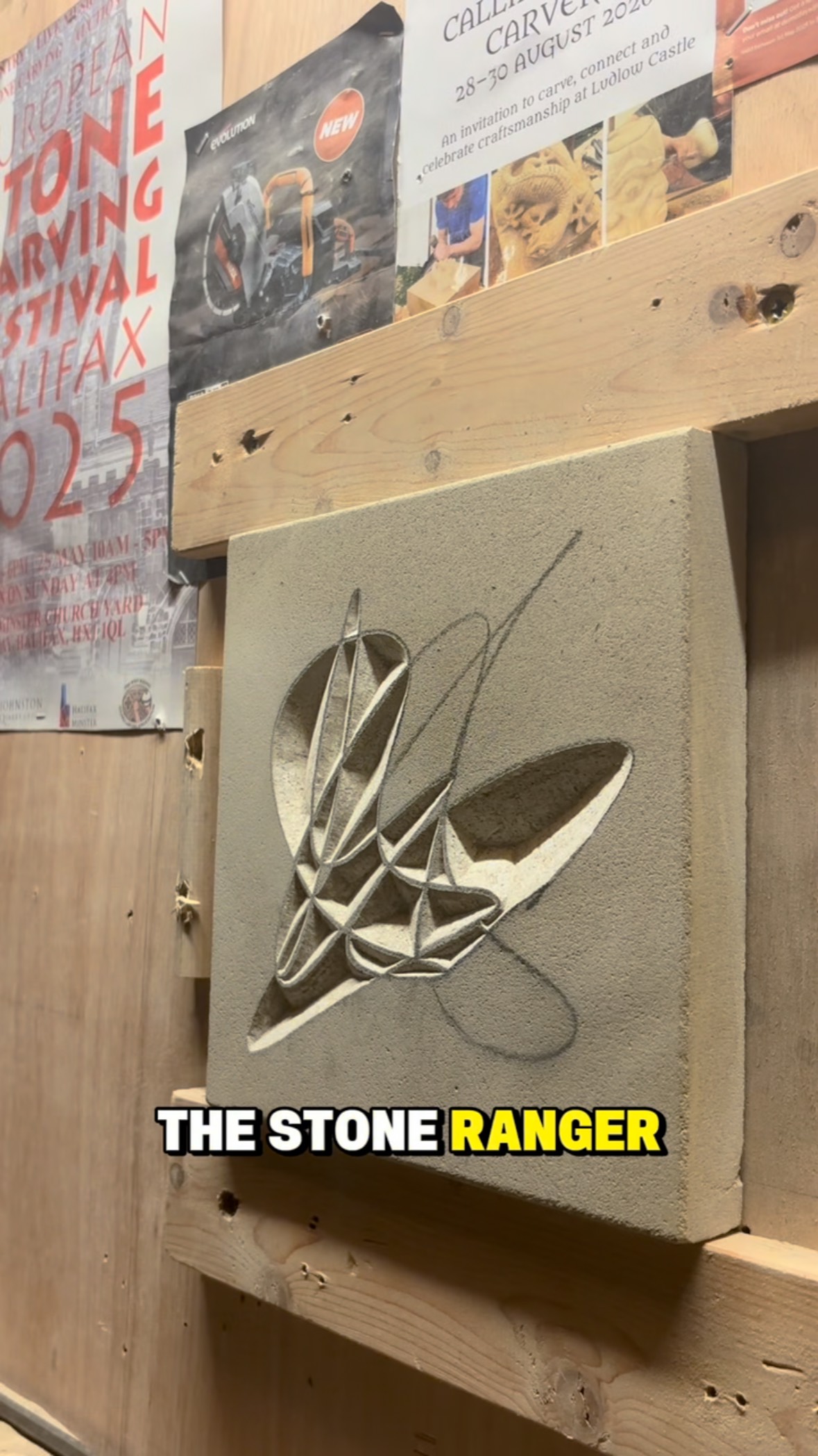Back in the #workshop this Saturday evening #carving another #doodleart ...