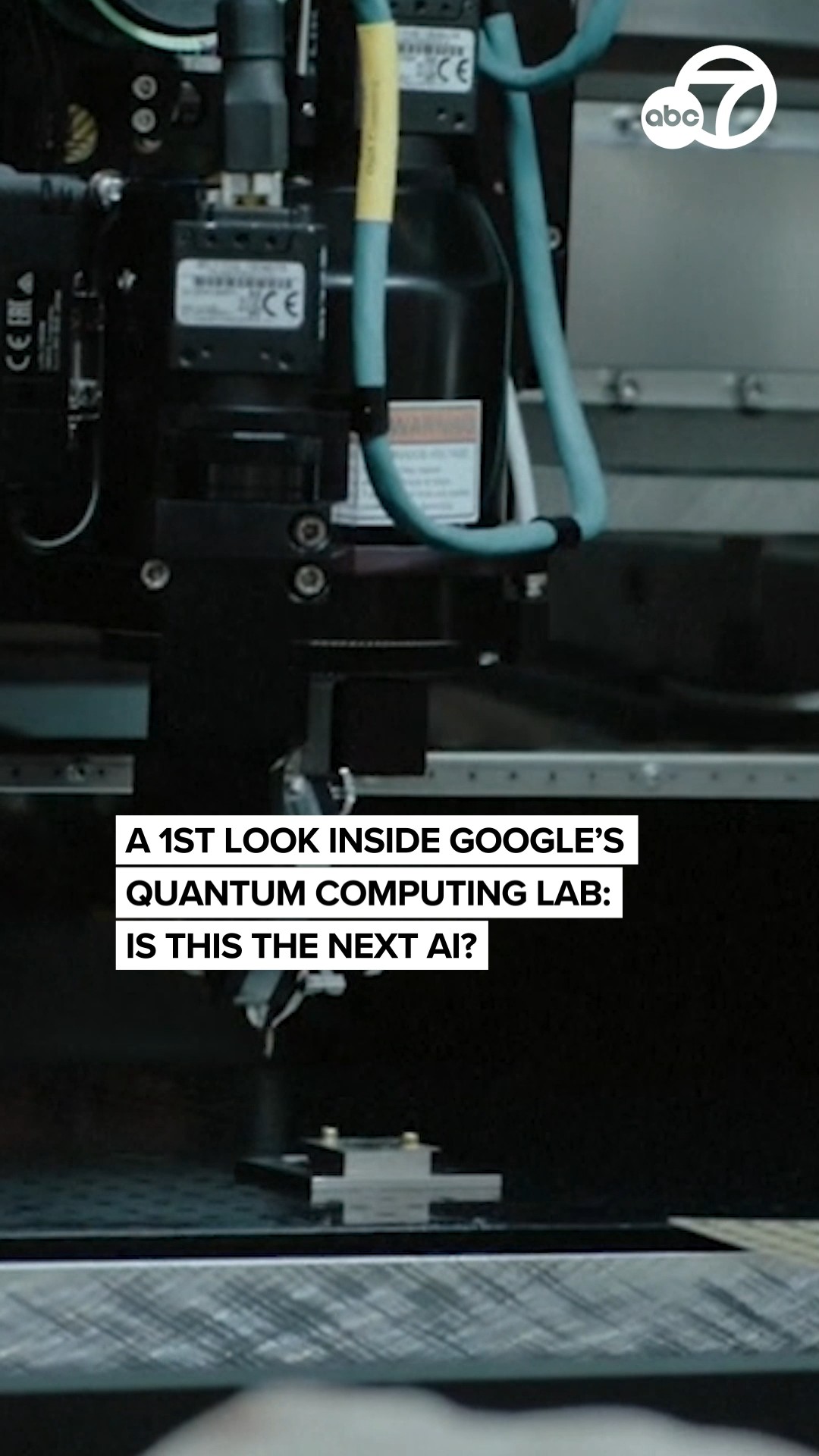 At Google's quantum computing lab in Santa Barbara, we're getting a ...
