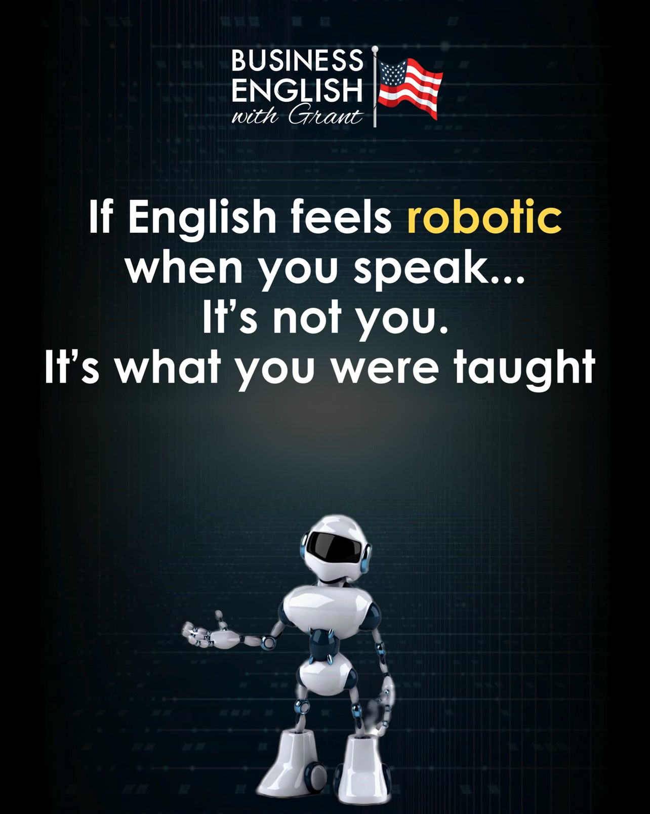 Direct English → softer english.