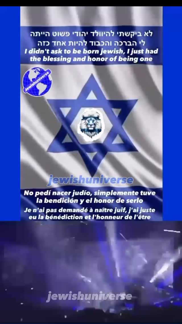 I didn’t ask to be born jewish, I just had the blessing and honor of ...