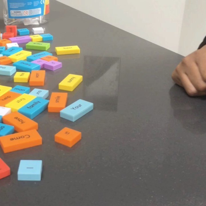 Sentence building dominoes is a perfect family game that helps children ...